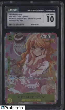 2023 One Piece Japanese PC Girl's Edition For Asia Charlotte Pudding CGC 10 - Image 1