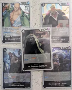 ONE PIECE Card Game Five Elders 5 set Carrying on His Will OP13 - Image 1