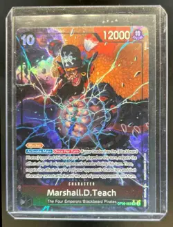 2025 One Piece Legacy of Master Marshall.D.Teach Special Alt Art Gold #OP09-093 - Image 1