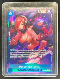 2025 One Piece A Fist of Divine Speed Vinsmoke Reiju Alternate Art #OP11-047 - Image 1