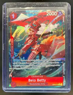 2024 One Piece Belo Betty The Best Premium Full Art Foil R #OP05-015 - Image 1