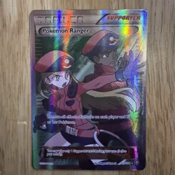 Pokemon Ranger 113/114 Full Art Holo - Pokemon Card XY Steam Siege -Near Mint NM - Image 1