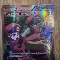Pokemon Ranger 113/114 Full Art Holo - Pokemon Card XY Steam Siege -Near Mint NM - Image 2