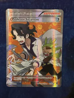 Pokemon Professor Sycamore Full Art Ultra Rare # 114/114 - XY - Steam Siege - LP - Image 1