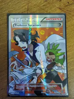 Pokemon XY Steam Siege Full Art Professor Sycamore #114 2016 - Image 1