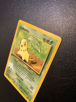 Chikorita 54/111 Neo Genesis 1st First Edition Pokemon Card In Mint Condition - Image 4