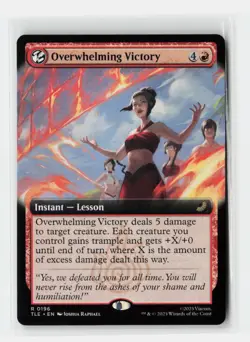 Overwhelming Victory Avatar Extended Art Magic The Gathering MTG Card - Image 1