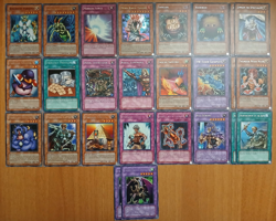 Yu-Gi-Oh DB2 Rare, Super Rare and Ultra Rare 26 Card Lot Some Duplicates NM-LP - Image 1