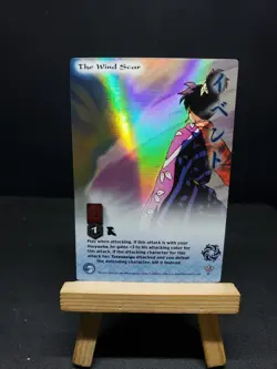 The Wind Scar 91 Rare Foil Inuyasha Score Trading Card Game TCG CCG - Image 1