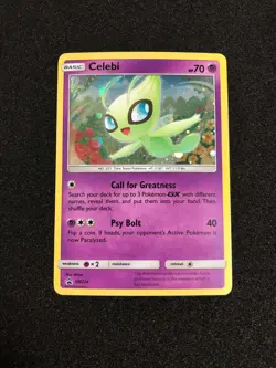 Celebi - SM224 - Pokemon Sun & Moon Promo Holo Rare Card NM - Image 1