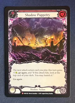 FAB MON193 Shadow Puppetry Shadow Action Majestic Flesh and Blood TCG - Image 1