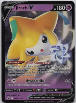 Jirachi V SWSH299 SWSH: Sword & Shield Promo Cards Holo LP - Image 1