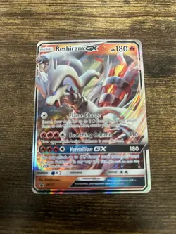 Pokemon Card - Reshiram GX Black Star Promo SM137 Promo Holo NM - Image 3