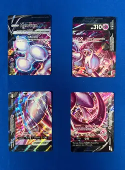 POKEMON MEWTWO V-UNION SET OF 4 SWORD & SHIELD PROMO CARDS - Image 5