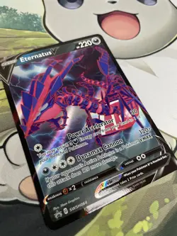 Pokemon TCG: Eternatus V SWSH064 SWSH: Sword & Shield Black Star Promo Card Holo - Image 2