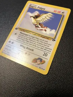 Koga's Pidgey 49/132 Gym Challenge 1st First Edition Pokemon Card Mint - Image 3