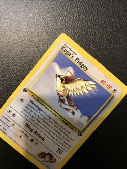 Koga's Pidgey 49/132 Gym Challenge 1st First Edition Pokemon Card Mint - Image 5