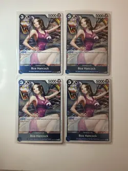 Boa Hancock OP13-051 Carrying On His Will 4 Foil Card Play Set Lot One Piece - Image 1