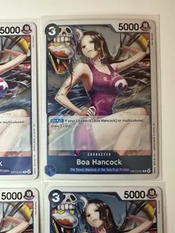 Boa Hancock OP13-051 Carrying On His Will 4 Foil Card Play Set Lot One Piece - Image 3