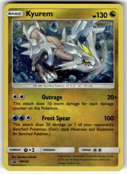 Kyurem - SM142 SM Promos LP Pokemon Card TCG - Image 1