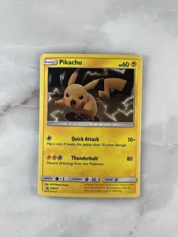 Pikachu - SM227 - Sun & Moon - Black Star Promo Holo Pokemon Card - Image 1