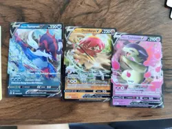 Hisuian V Diveregent Tin Black Star Promo Cards SWSH237, SWSH238, SWSH239 - NM/M - Image 1