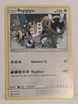 Regigigas SM243 Sm (Cosmos Holo) Promo - Pokemon Card free shipping - Image 1
