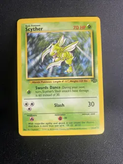 Scyther 26/64 Non Holo Jungle Set Rare Pokemon Card WOTC Near Mint - Image 1
