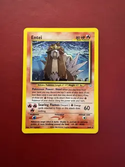 Entei 6/64 Holo Rare Neo Revelation Pokemon Card HP - Image 1
