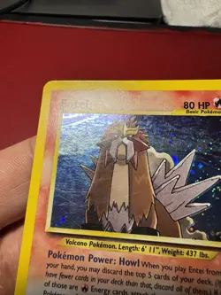 Entei 6/64 Holo Rare Neo Revelation Pokemon Card HP - Image 3