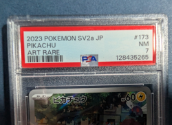 Pokemon TCG Scarlet Violet Pikachu Holo Illustration Card 173/165 JP PSA 7 NM - Image 2