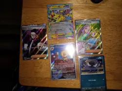 Pokemon Card Ascended Heroes Lot Boss's Orders 256 Corbeau Heliolisk 229 Pikachu - Image 1