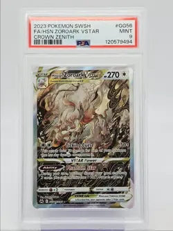 HISUIAN ZOROARK VSTAR 2023 POKEMON CROWN ZENITH RARE B GG56/GG70 PSA 9 Q0004 - Image 1