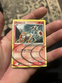 Pokemon TCG Arceus AR3/9 Holo Rare Lightly Played - Image 1