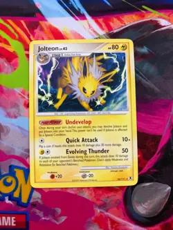 Pokemon Card TCG Jolteon 26/111 Rising Rivals 2009 Rare NM Vintage - Image 1