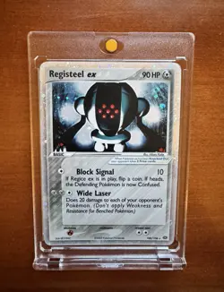 Registeel EX Holo Rare Pokemon Card 2005 100/106 - Image 1