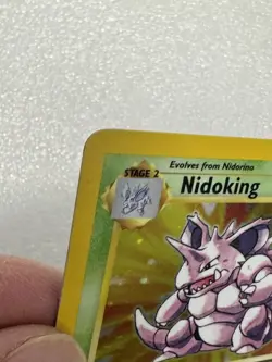 Pokemon Nidoking Holo Rare TCG Card 11/102 Base Set - Image 2