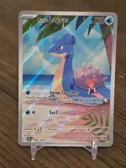 2025 Pokemon Destined Rivals Misty's Lapras Illustration Rare #194/182 - Image 1