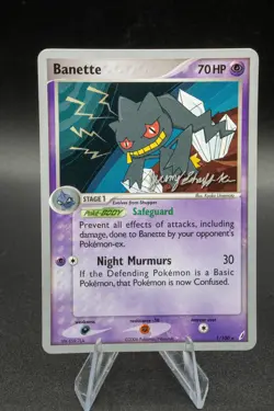 2007 World Championships Banette 1/100 Promo non-holo Pokemon Light Play LP + - Image 1