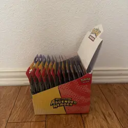 Pokemon Ascended Heroes Tech Sticker Collection 6x6 Set Of 12 Full Box In Hand - Image 3