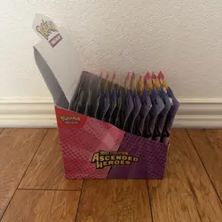 Pokemon Ascended Heroes Tech Sticker Collection 6x6 Set Of 12 Full Box In Hand - Image 4