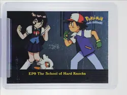 EP9 THE SCHOOL OF HARD KNOCKS 2000 TOPPS POKEMON TV ANIMATION FOIL Q2371 - Image 1