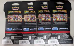 Pokemon Mega Evolution Sleeved Booster Packs Factory Sealed 4 Packs - Image 2