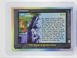 EP19 THE GHOST OF MAIDEN PEAK 2000 TOPPS POKEMON TV ANIMATION FOIL Q2371 - Image 2