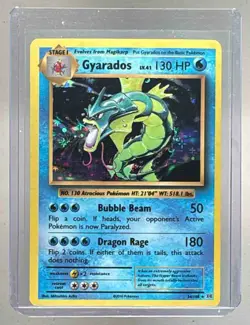 Gyarados 2016 Pokemon XY Evolutions #34 Holo - Image 1