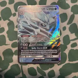 Pokemon TCG Alolan Sandslash GX SM236 Full Art Black Star Promo Sun & Moon - Image 1