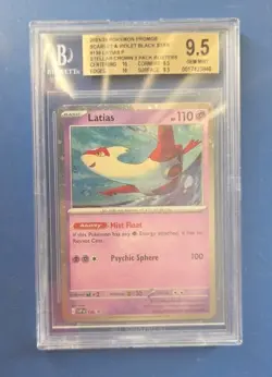 BGS 9.5 Pokemon TCG Latias SVP 139 Stellar Crown Black Star Promo With Subgrades - Image 1