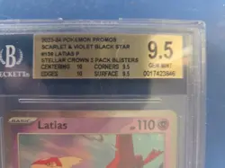 BGS 9.5 Pokemon TCG Latias SVP 139 Stellar Crown Black Star Promo With Subgrades - Image 2