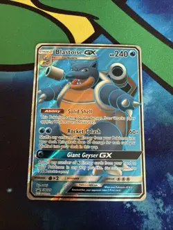 Pokemon TCG Blastoise GX Holo Ultra Rare SM189 Promo HP - Image 4