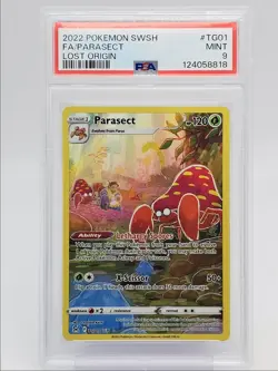 PARASECT 2022 POKEMON LOST ORIGIN TRAINER GALLERY RARE TG01/TG30 PSA 9 Q0004 - Image 1